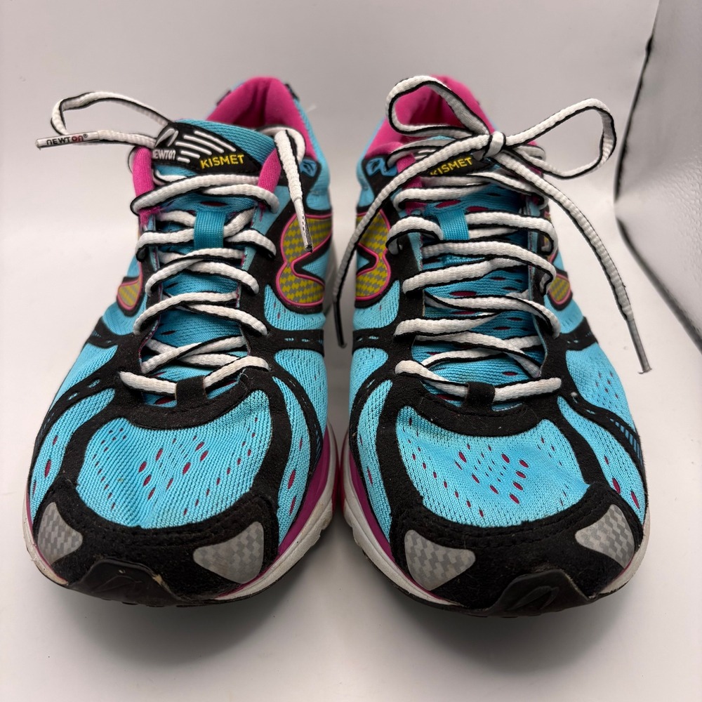 Newton Kismet Womens Running Shoes Blue Pink W011814B Size 7 US 38 EU